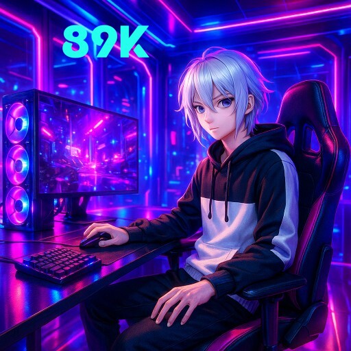 Material promocional da 89K com foco em apostas esportivas e bônus