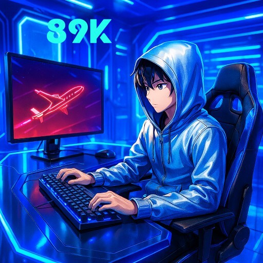 Imagem promocional da 89K com destaque para o jogo Crash