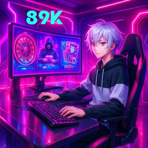 Imagem promocional da 89K mostrando a plataforma e suas vantagens