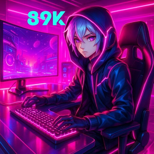 Imagem promocional da 89K mostrando a plataforma e suas vantagens